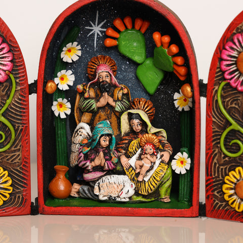 Retablo Andino " Nacimiento"