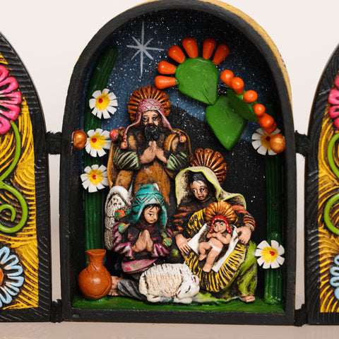 Retablo Andino " Nacimiento"