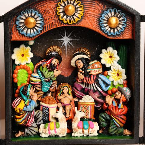 Retablo Andino " Nacimiento" (Copia)