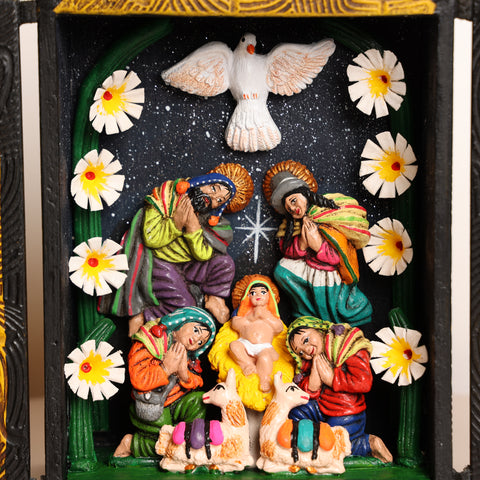 Retablo Andino " Nacimiento "