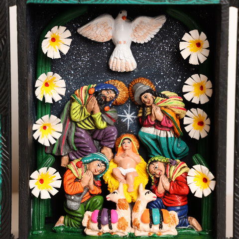 Retablo Andino " Nacimiento "