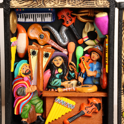 Retablo Andino " Tienda de Instrumentos"