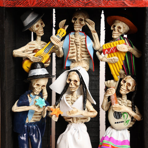 Retablo Andino " La boda"