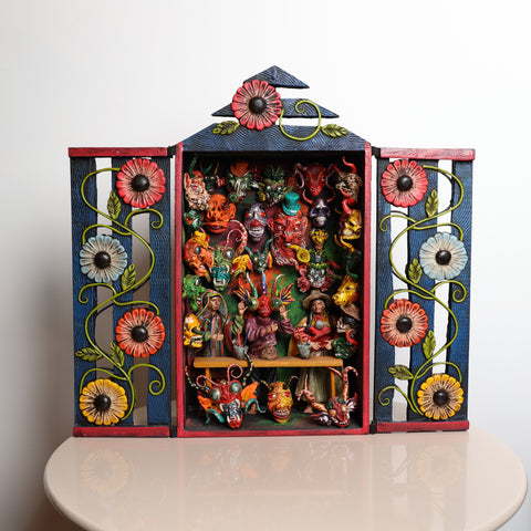Retablo Andino " Mascaras"