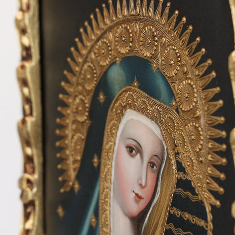 Pintura Cuzqueña con Marco " Virgen Orando" PF040184