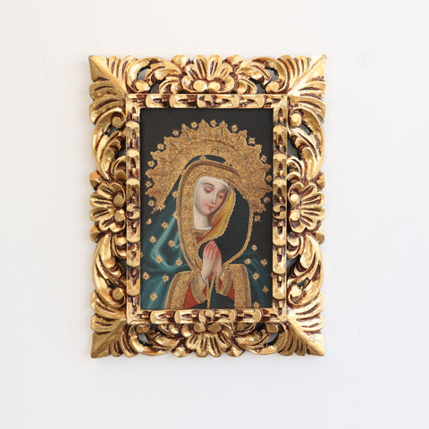 Pintura Cuzqueña con Marco " Virgen Maria " PF030163