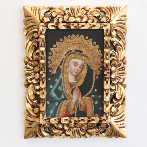 Pintura Cuzqueña con Marco " Virgen Maria " PF030163