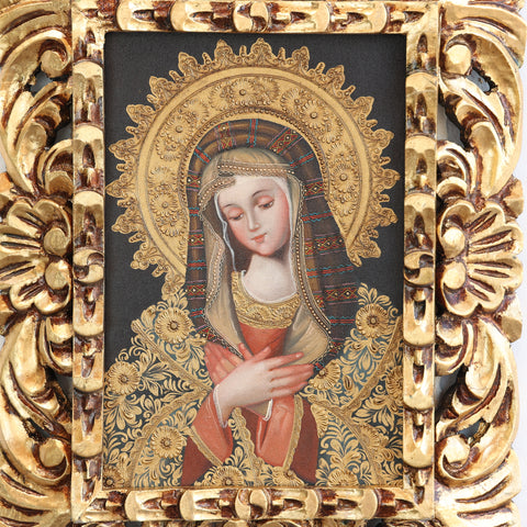 Pintura Cuzqueña con Marco " Virgen Madonna" PF030164 (Copia)