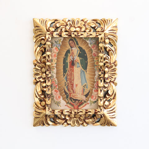 Pintura Cuzqueña con Marco " Guadalupe" PF030170