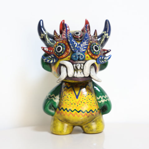 Muñeco Decorativo "Diablillo Andino" - Arte Popular en Cerámica