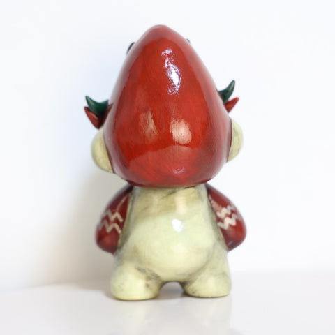 🧿 Ícaro Decorativo “Guardián del Arcoíris” – Figura de Cerámica Pintada a Mano