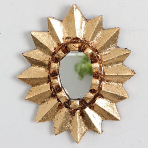 Adorna tu espacio con nuestros espejos de 20 cm estilo cuzqueño, reflejo de la artesanía peruana y símbolo de tradición y elegancia - Espejos Peruanos - Espejos Peruanos - Echo a Mano - Madera Tallada - Espejo Decorativo - Espejo Artesanal