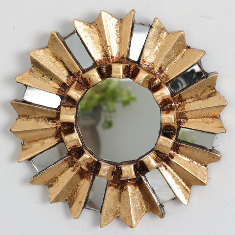 Adorna tu espacio con nuestros espejos de 20 cm estilo cuzqueño, reflejo de la artesanía peruana y símbolo de tradición y elegancia - Espejos Peruanos - Espejos Peruanos - Echo a Mano - Madera Tallada - Espejo Decorativo - Espejo Artesanal