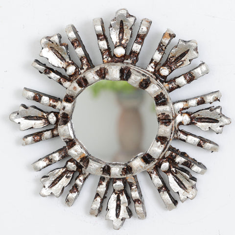 Embellece tu espacio con nuestros espejos de 15 cm estilo cuzqueño, reflejo de la artesanía peruana y símbolo de tradición y elegancia - Espejos Peruanos - Peruvian Mirrors - Echo a Mano - Madera Tallada - Espejo Decorativo - Espejo Artesanal