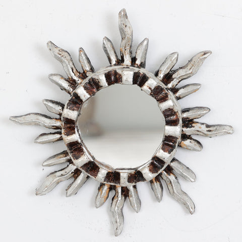 Embellece tu espacio con nuestros espejos de 15 cm estilo cuzqueño, reflejo de la artesanía peruana y símbolo de tradición y elegancia - Espejos Peruanos - Peruvian Mirrors - Echo a Mano - Madera Tallada - Espejo Decorativo - Espejo Artesanal