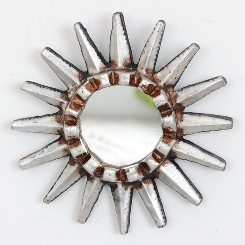 Embellece tu espacio con nuestros espejos de 15 cm estilo cuzqueño, reflejo de la artesanía peruana y símbolo de tradición y elegancia - Espejos Peruanos - Peruvian Mirrors - Echo a Mano - Madera Tallada - Espejo Decorativo - Espejo Artesanal