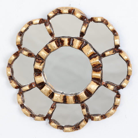 Embellece tu espacio con nuestros espejos de 15 cm estilo cuzqueño, reflejo de la artesanía peruana y símbolo de tradición y elegancia - Espejos Peruanos - Peruvian Mirrors - Echo a Mano - Madera Tallada - Espejo Decorativo - Espejo Artesanal