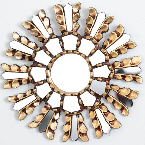 Adorna tu espacio con nuestros espejos de 25 cm estilo cuzqueño, reflejo de la artesanía peruana y símbolo de tradición y elegancia - Espejos Peruanos - Espejos Peruanos - Echo a Mano - Madera Tallada - Espejo Decorativo - Espejo Artesanal