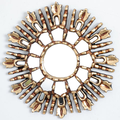 Adorna tu espacio con nuestros espejos de 25 cm estilo cuzqueño, reflejo de la artesanía peruana y símbolo de tradición y elegancia - Espejos Peruanos - Espejos Peruanos - Echo a Mano - Madera Tallada - Espejo Decorativo - Espejo Artesanal