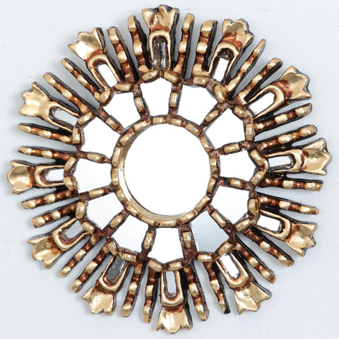 Adorna tu espacio con nuestros espejos de 20 cm estilo cuzqueño, reflejo de la artesanía peruana y símbolo de tradición y elegancia - Espejos Peruanos - Espejos Peruanos - Echo a Mano - Madera Tallada - Espejo Decorativo - Espejo Artesanal