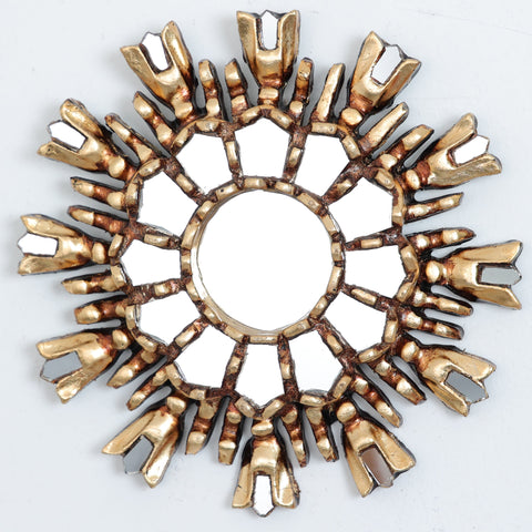 Adorna tu espacio con nuestros espejos de 20 cm estilo cuzqueño, reflejo de la artesanía peruana y símbolo de tradición y elegancia - Espejos Peruanos - Espejos Peruanos - Echo a Mano - Madera Tallada - Espejo Decorativo - Espejo Artesanal