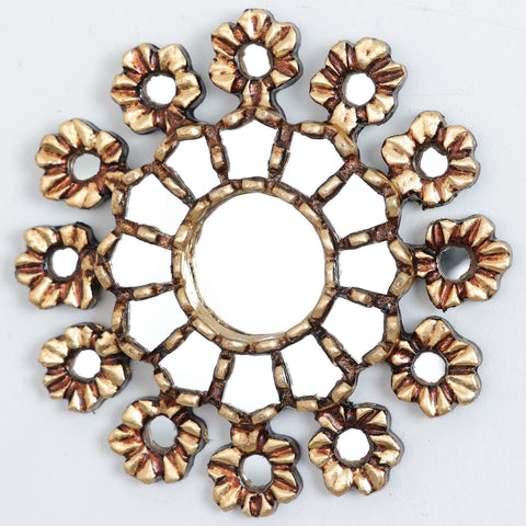 Adorna tu espacio con nuestros espejos de 20 cm estilo cuzqueño, reflejo de la artesanía peruana y símbolo de tradición y elegancia - Espejos Peruanos - Espejos Peruanos - Echo a Mano - Madera Tallada - Espejo Decorativo - Espejo Artesanal