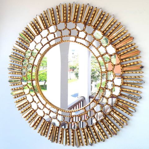Espejo Oro Cuzqueño 80cm