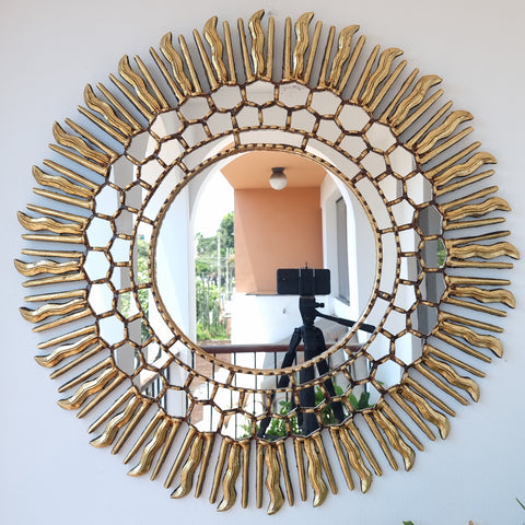 Espejo Oro Cuzqueño 80cm