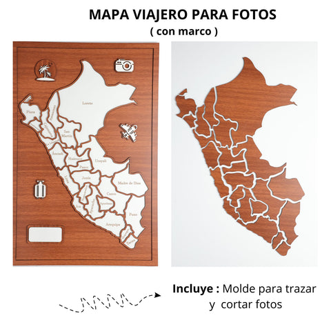 Mapa Viajero para Fotos