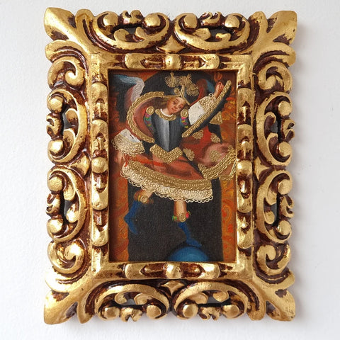 Marco mas Pintura Cuzqueña 26 x 21cm