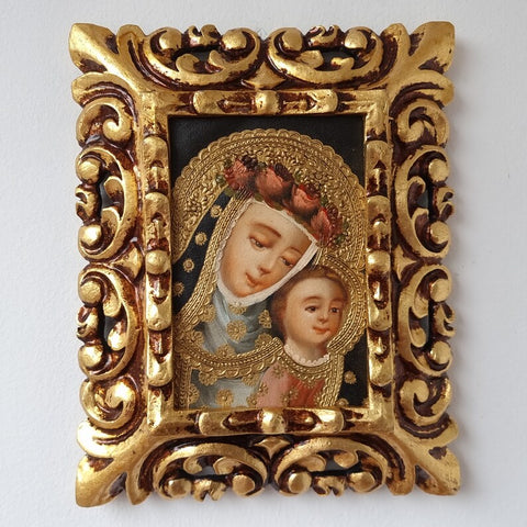 Marco mas Pintura Cuzqueña 26 x 21cm