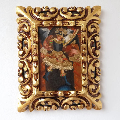 Marco mas Pintura Cuzqueña 26 x 21cm