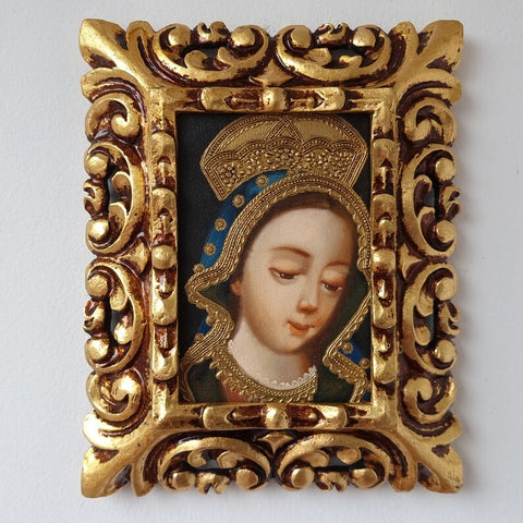 Marco mas Pintura Cuzqueña 26 x 21cm