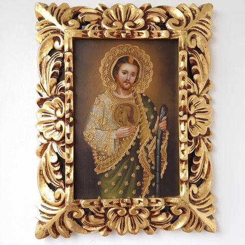 Marco mas Pintura Cuzqueña 33 x 39cm