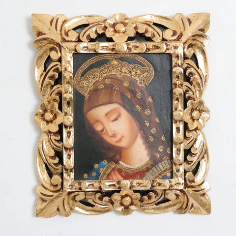 Marco mas Pintura Cuzqueña 33 x 39cm