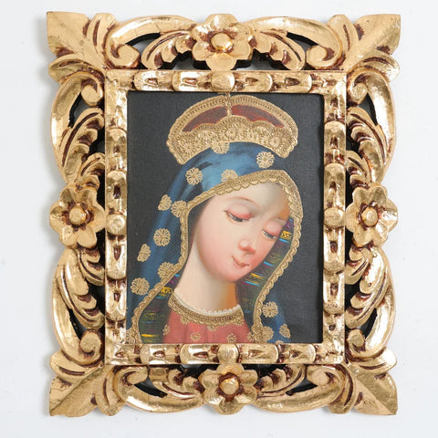 Marco mas Pintura Cuzqueña 33 x 39cm