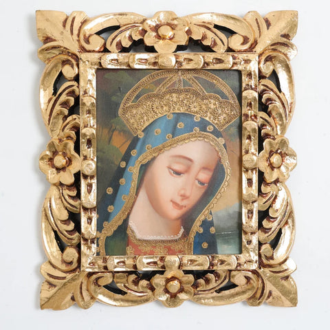 Marco mas Pintura Cuzqueña 33 x 39cm