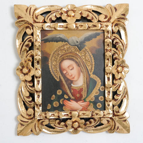 Marco mas Pintura Cuzqueña 33 x 39cm