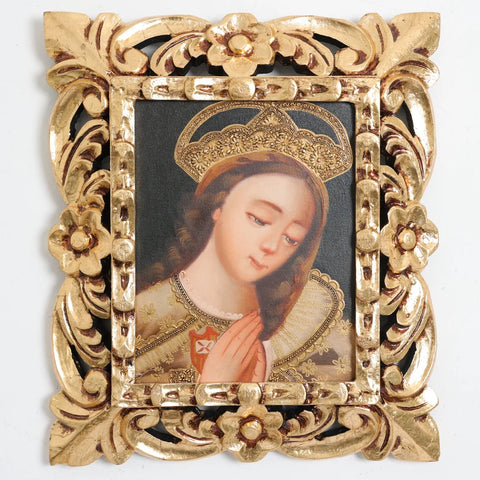 Marco mas Pintura Cuzqueña 33 x 39cm