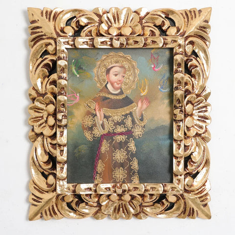 Marco mas Pintura Cuzqueña 33 x 39cm