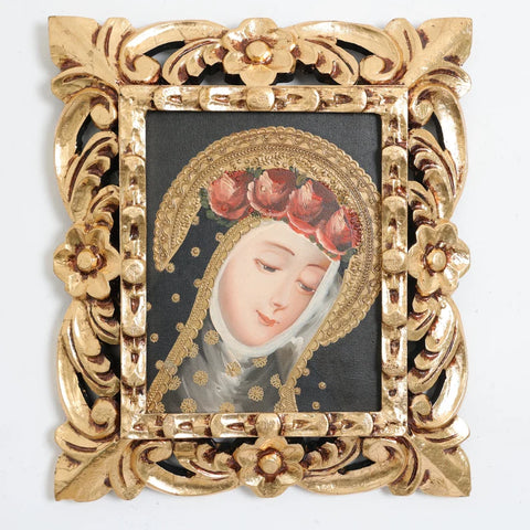 Marco mas Pintura Cuzqueña 33 x 39cm