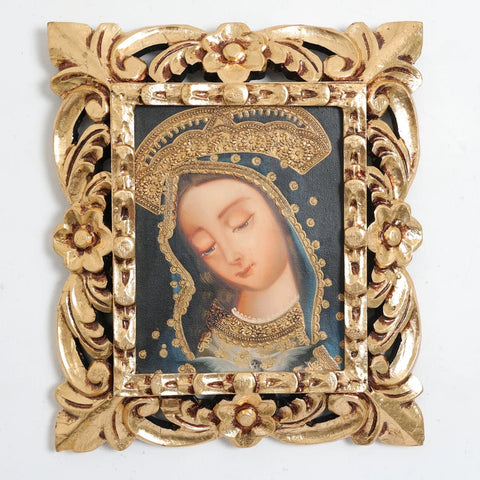 Marco mas Pintura Cuzqueña 33 x 39cm