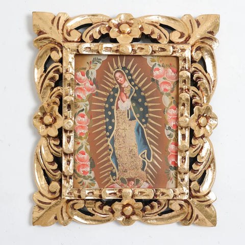Marco mas Pintura Cuzqueña 33 x 39cm