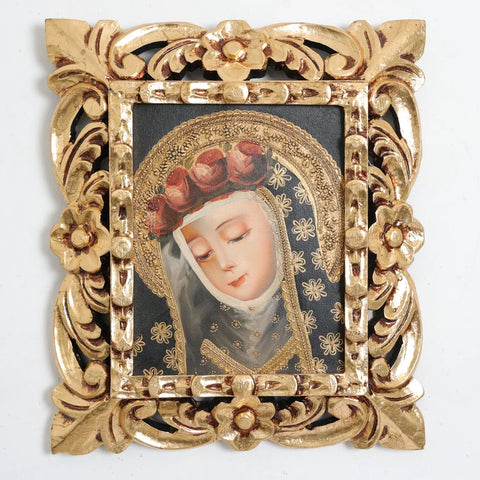 Marco mas Pintura Cuzqueña 33 x 39cm
