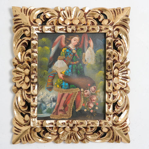 Marco mas Pintura Cuzqueña 33 x 39cm