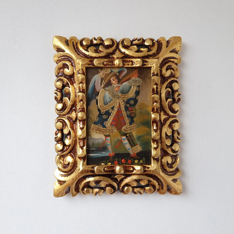 Descubre el arte religioso de las pinturas cuzqueñas: expresiones vibrantes que capturan la devoción y la historia cultural de Perú - Pintura Cuzqueña - Pintura Peruana - Arte Religioso - Escuela Cuzqueña - Virgen - Santos - Arcangel - Pintura Oleo