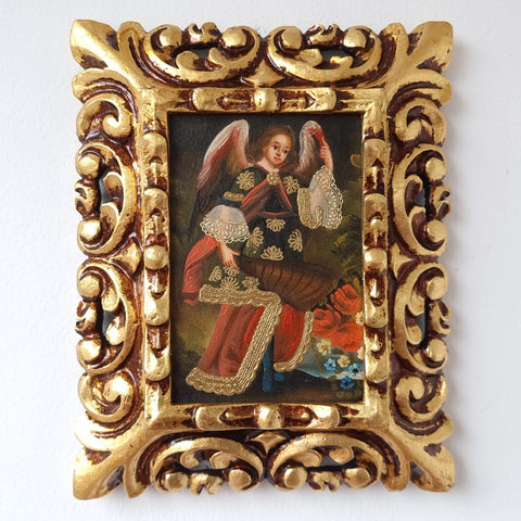Descubre el arte religioso de las pinturas cuzqueñas: expresiones vibrantes que capturan la devoción y la historia cultural de Perú - Pintura Cuzqueña - Pintura Peruana - Arte Religioso - Escuela Cuzqueña - Virgen - Santos - Arcangel - Pintura Oleo