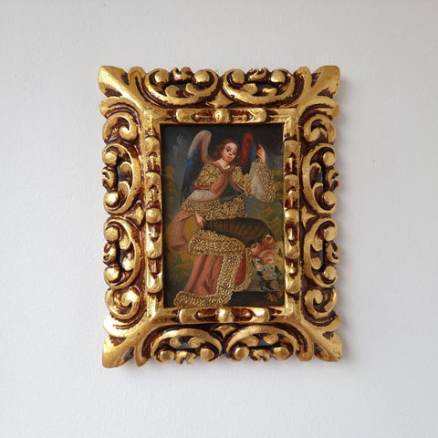 Descubre el arte religioso de las pinturas cuzqueñas: expresiones vibrantes que capturan la devoción y la historia cultural de Perú - Pintura Cuzqueña - Pintura Peruana - Arte Religioso - Escuela Cuzqueña - Virgen - Santos - Arcangel - Pintura Oleo