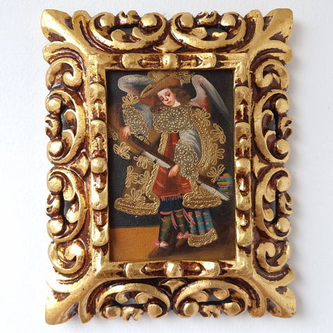 Descubre el arte religioso de las pinturas cuzqueñas: expresiones vibrantes que capturan la devoción y la historia cultural de Perú - Pintura Cuzqueña - Pintura Peruana - Arte Religioso - Escuela Cuzqueña - Virgen - Santos - Arcangel - Pintura Oleo