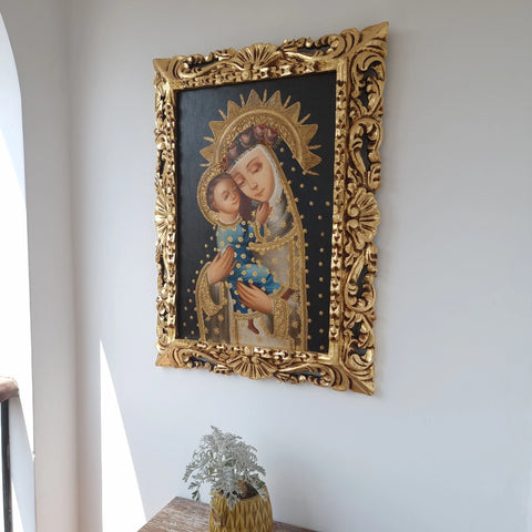 Descubre el arte religioso de las pinturas cuzqueñas: expresiones vibrantes que capturan la devoción y la historia cultural de Perú - Pintura Cuzqueña - Pintura Peruana - Arte Religioso - Escuela Cuzqueña - Virgen - Santos - Arcangel - Pintura Oleo